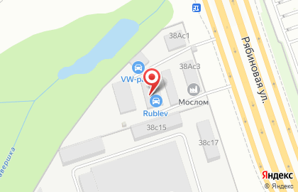 Автосервис Rublev на карте