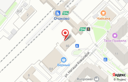 Очаково, железнодорожная станция на карте