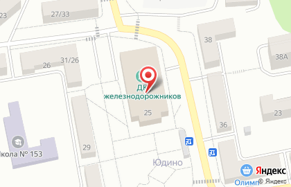 Дворец культуры Железнодорожников в Кировском районе на карте