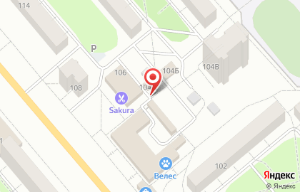 Овощный магазин на проспекте Ленина на карте