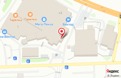 Супермаркет Пятёрочка в Железнодорожном районе на карте