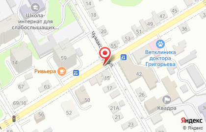 Реабилитационный центр «Горизонт» на улице Красной Армии на карте