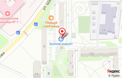 Продуктовый магазин Эконом Маркет на карте
