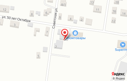 Магазин хозяйственных товаров на Советской, 4/1 на карте