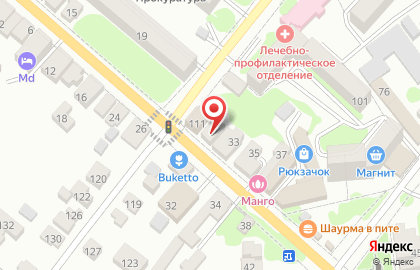 Садовод в Мичуринске на карте