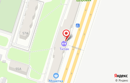 Дворец спорта Титан на проспекте Ленина на карте