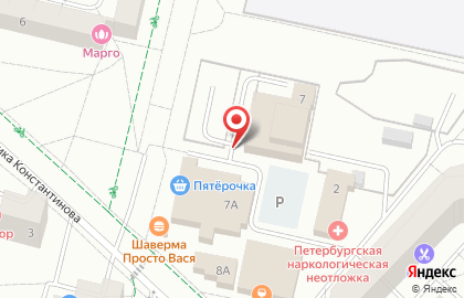 Аптека Горздрав на улице Коли Подрядчикова на карте