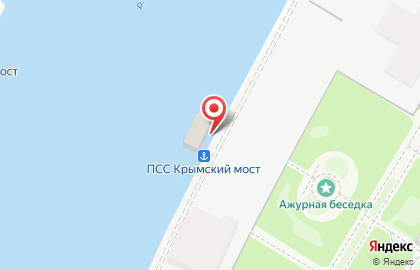 Крымский мост, поисково-спасательная станция на карте