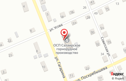 Салаирский химический комбинат на карте