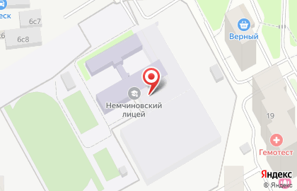 Немчиновский лицей на карте