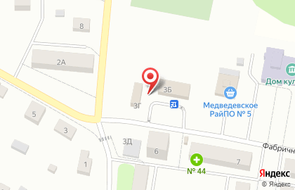 Продуктовый магазин Стрелец на Фабричной улице на карте
