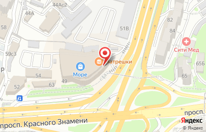 Шиномонтажная мастерская в Первореченском районе на карте