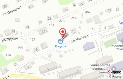Павильон Родной на карте
