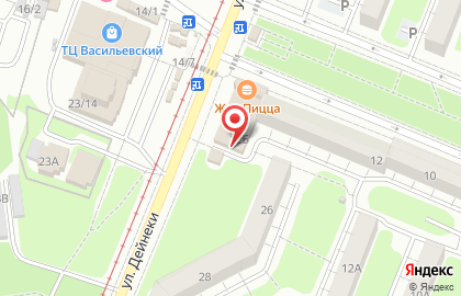 Магазин Живое пиво на улице Комарова на карте
