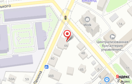 Юридическое бюро Партнер на улице Ленина на карте