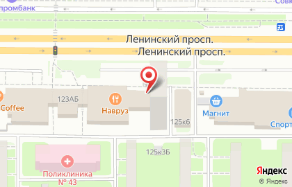 Ортопедический салон Trives на Ленинском проспекте, 125 на карте