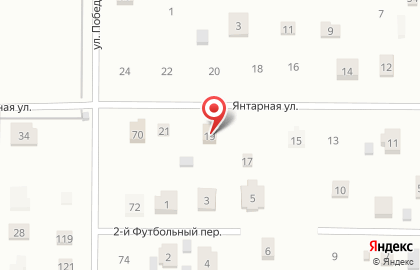 Магазин Янтарный на Янтарной улице на карте