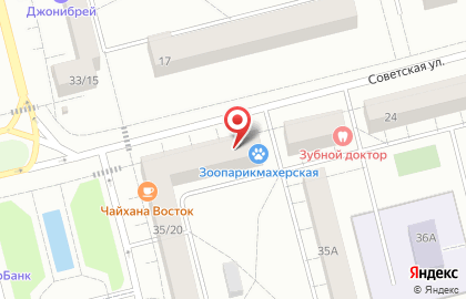 Зоопарикмахерская на Советской улице на карте