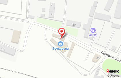 Магазин продуктов Бочкарева на карте