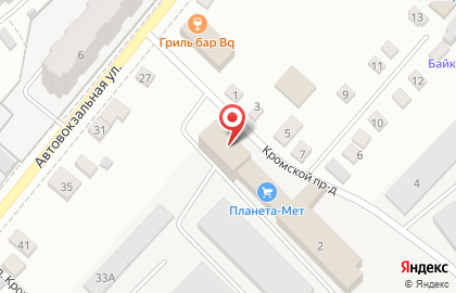 Оптовый склад Офис-Класс в Заводском районе на карте