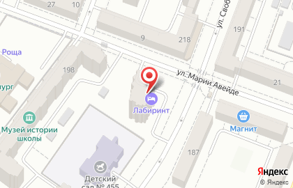 Гостиница Лабиринт в Кировском районе на карте