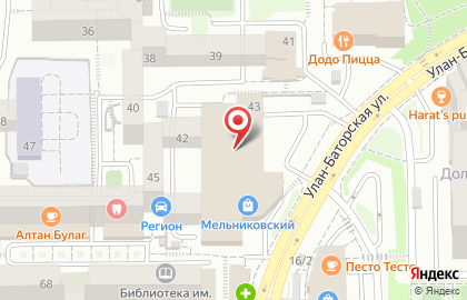 ОАО ВостСибтранскомбанк в Свердловском округе на карте