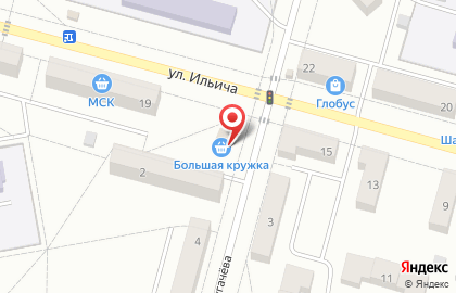 Магазин разливных напитков Кружка на улице Пугачёва на карте