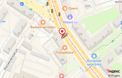Почта Банк в Калининграде на карте
