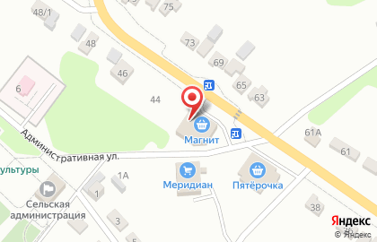 Супермаркет Магнит на Советской улице на карте