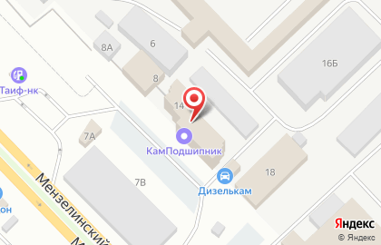 Вектор-К на Мензелинском тракте на карте