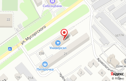 Випласт+ на улице Мусоргского на карте