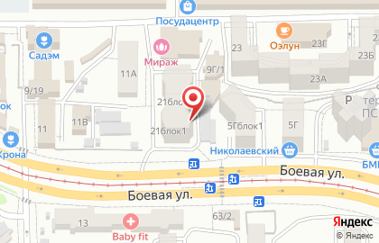 Универсам Николаевский в Октябрьском районе на карте