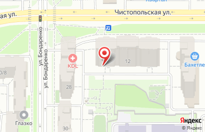 Частный детский сад Сказочный в Ново-Савиновском районе на карте