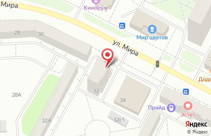 Магазин Школьник в Ханты-Мансийске на карте