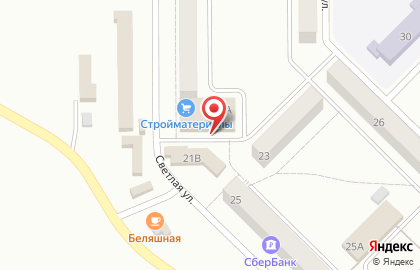 Универсам Бегемаг на Светлой улице на карте