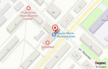 Медицинский центр Здоровье, медицинский центр на улице Ленинградской на карте