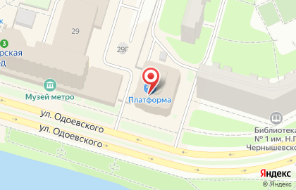 Мариенталь (Санкт-Петербург) на улице Одоевского на карте