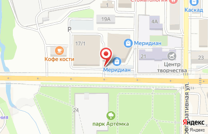 Банкомат Приморье на улице Кирова, 19 в Артёме на карте
