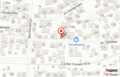 Магазин Хозяюшка в Кировском районе на карте