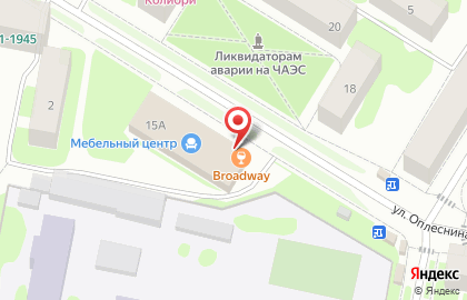 Клуб-ресторан Broadway на карте