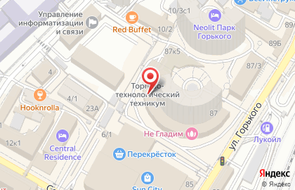 Студия современного танца Secret в Центральном районе на карте