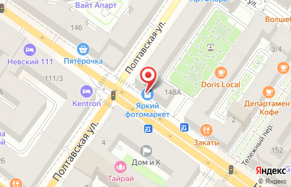 Фотоцентр Яркий фотомаркет на Невском проспекте на карте