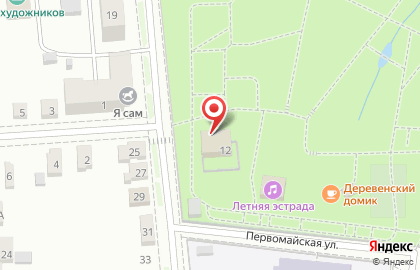 Парк культуры и отдыха им. А.С. Пушкина, МАУ Городские парки на карте