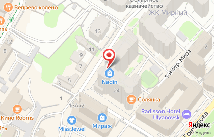 Салон штор и карнизов Антураж в Ленинском районе на карте