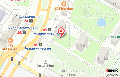 Ювелирный Базар на Академической на карте