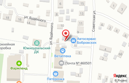 Автомойка в Оренбурге на карте