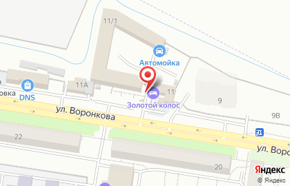 Гостиница Золотой колос в Благовещенске на карте