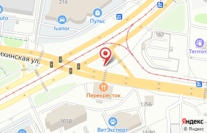 Рекламный щит, РГ Торговая Марка на улице Попова на карте