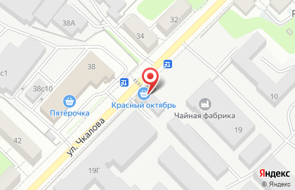 Магазин кондитерских изделий Аленка на улице Чкалова на карте