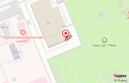 Крытый каток Первомайский в Ленинском районе на карте